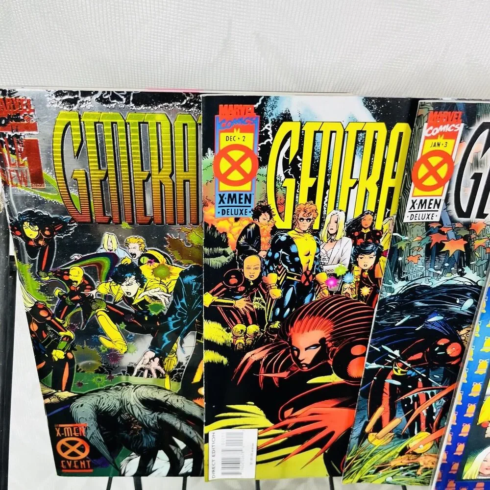 Generation‎ X Minus 1 1-18 Lot Marvel Monet Sync Chamber Jubilee Key 1st